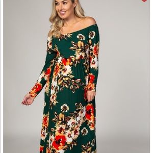 Pink blush maternity dress